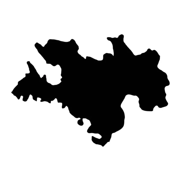 Χάρτης Περιοχής Μπρισένι Επαρχία Της Μολδαβίας Εικονογράφηση Διανύσματος — Διανυσματικό Αρχείο