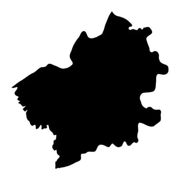 モルドバ共和国のファレスティ郡地図 ベクターイラスト — ストックベクタ