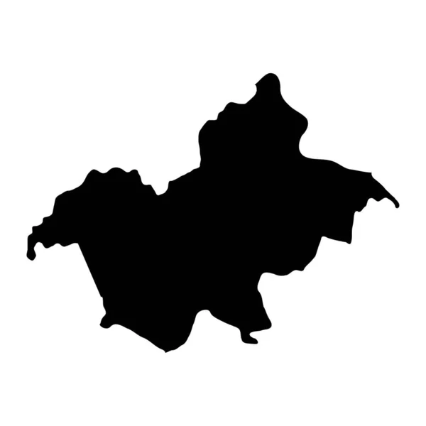 Soldanesti Bölgesi Haritası Moldova Ili Vektör Illüstrasyonu — Stok Vektör