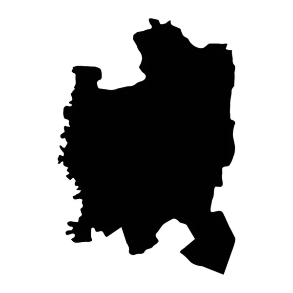 モルドバ共和国のリーヴァ郡地図 ベクターイラスト — ストックベクタ
