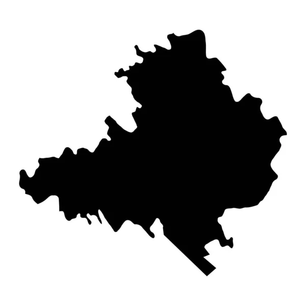Plattegrond Districtskaart Provincie Moldavië Vectorillustratie — Stockvector