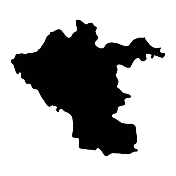 チシナウ自治体地図 モルドバの州 ベクターイラスト — ストックベクタ