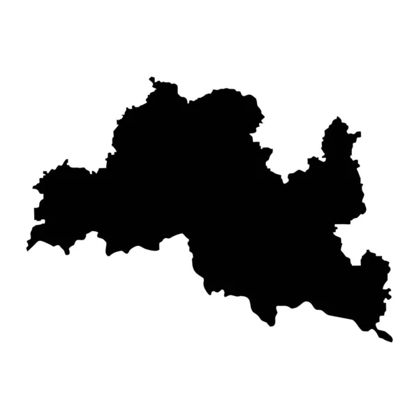 Mapa Província Smolyan Província Bulgária Ilustração Vetorial —  Vetores de Stock