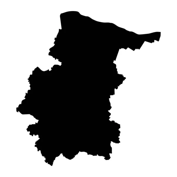 Karta Över Provinsen Vratsa Provinsen Bulgarien Vektorillustration — Stock vektor