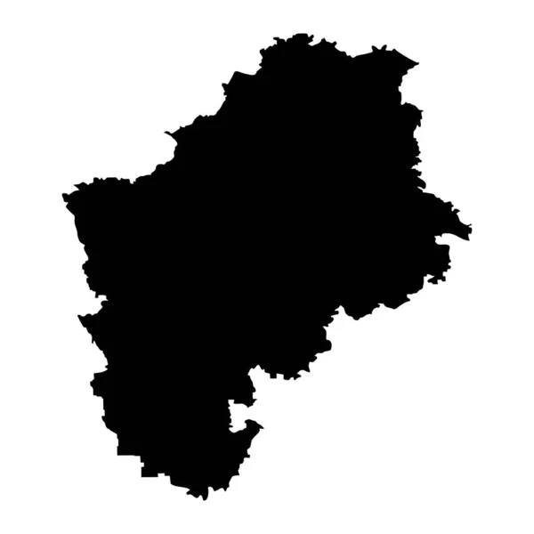 Karte Der Provinz Sliven Provinz Bulgarien Vektorillustration — Stockvektor