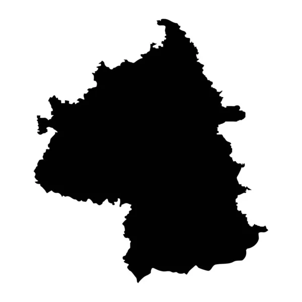 Mapa Província Yambol Província Bulgária Ilustração Vetorial —  Vetores de Stock