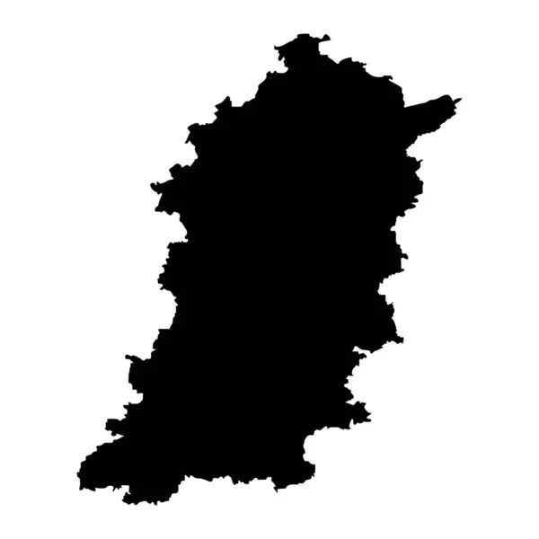 Karte Der Provinz Schumen Provinz Bulgarien Vektorillustration — Stockvektor