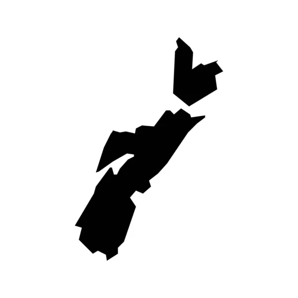 Mapa Nova Escócia Província Canadá Ilustração Vetorial — Vetor de Stock