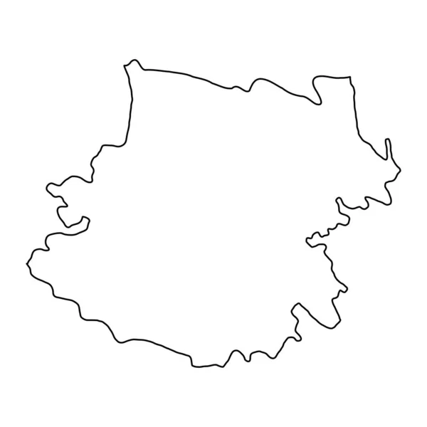 Calarasi Bölgesi Haritası Moldova Ili Vektör Illüstrasyonu — Stok Vektör