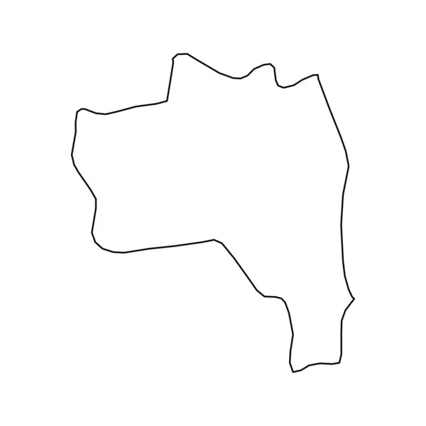 Mapa Cidade Bender Província Moldávia Ilustração Vetorial — Vetor de Stock