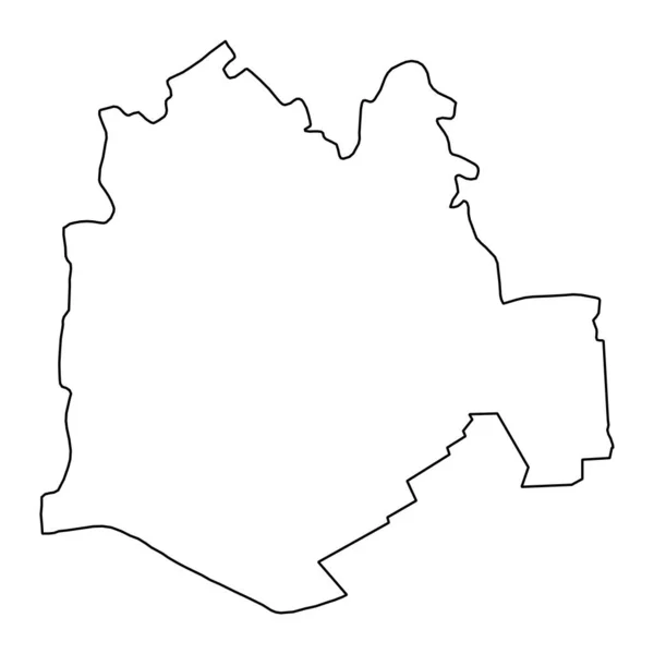 Карта Чимишлийского Района Провинция Молдова Векторная Иллюстрация — стоковый вектор