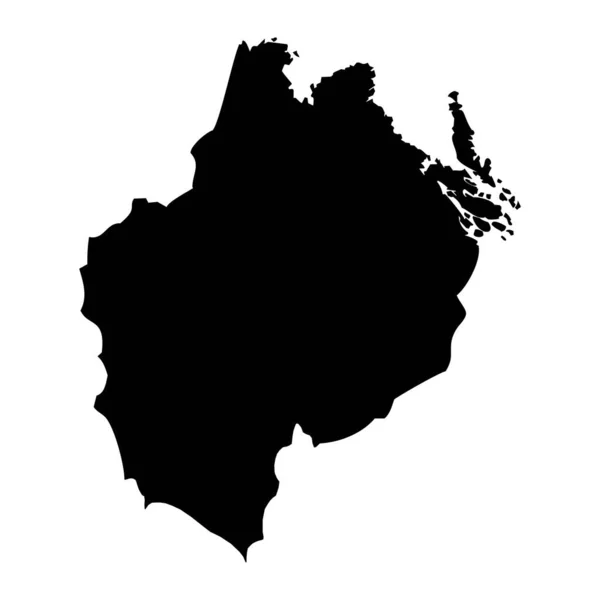Carte Comté Uppsala Province Suède Illustration Vectorielle — Image vectorielle