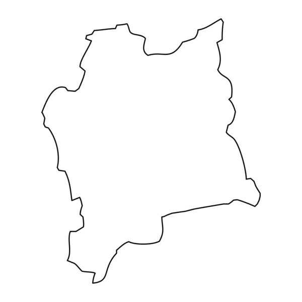 Mapa Hrabství Vastmanland Provincie Švédsko Vektorová Ilustrace — Stockový vektor