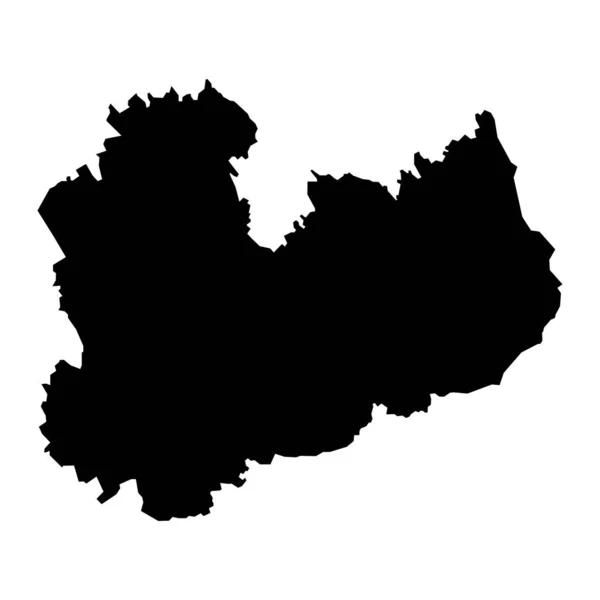 南サボ地図 フィンランドの地域 ベクターイラスト — ストックベクタ