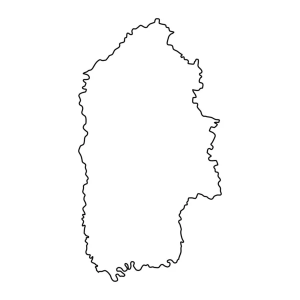 Mapa Del Oblast Khmelnytskyi Provincia Ucrania Ilustración Vectorial — Archivo Imágenes Vectoriales