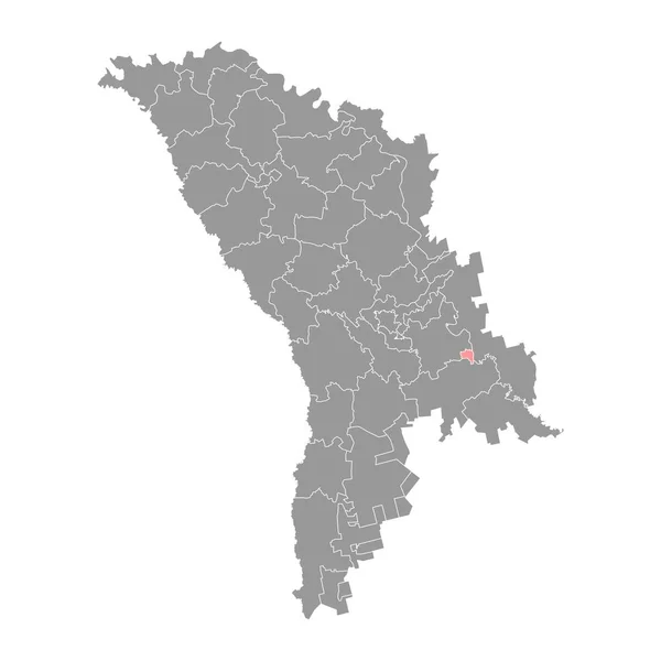 Carte Ville Bender Province Moldavie Illustration Vectorielle — Image vectorielle