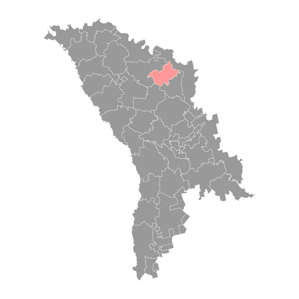 Soldanesti District Map Province Moldova 矢量说明 — 图库矢量图片