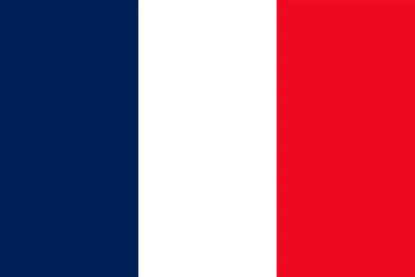 France Flag Official Colors Proportion Vector Illustration — Image vectorielle