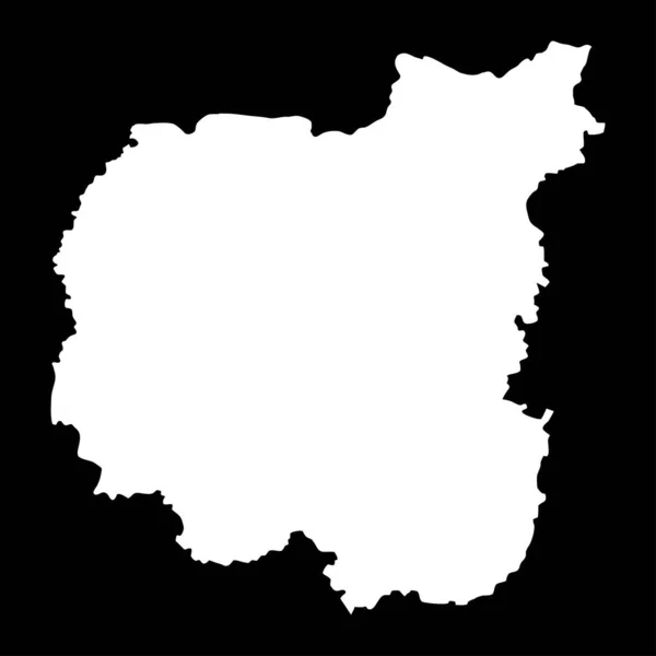 Tjernihiv Oblast Karta Provinsen Ukraina Vektorillustration — Stock vektor