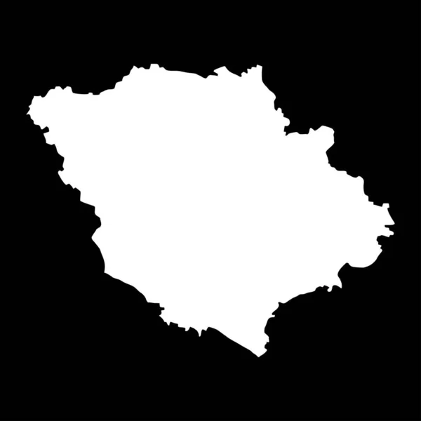 Χάρτης Περιφέρειας Πολτάβα Επαρχία Της Ουκρανίας Εικονογράφηση Διανύσματος — Διανυσματικό Αρχείο