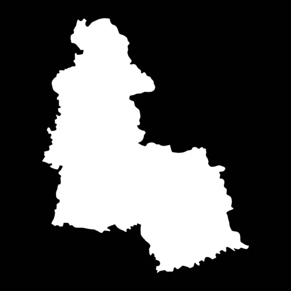 Sumy Oblast Karta Provinsen Ukraina Vektorillustration — Stock vektor