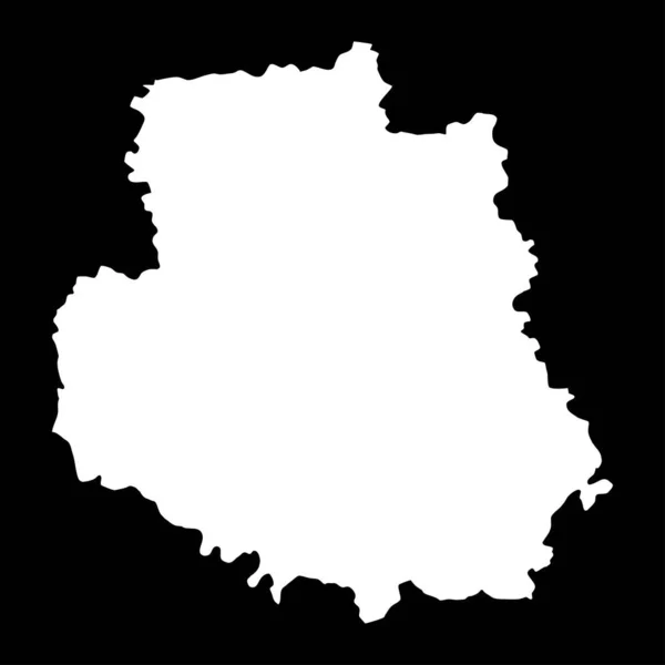ウクライナの州 ヴィニトシア州の爆風地図 ベクターイラスト — ストックベクタ