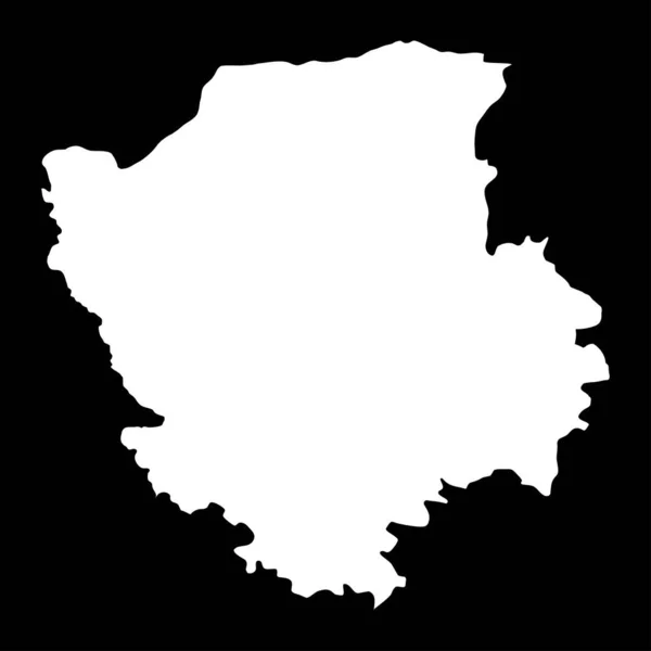 ウクライナの州ボリン オブラスト地図 ベクターイラスト — ストックベクタ