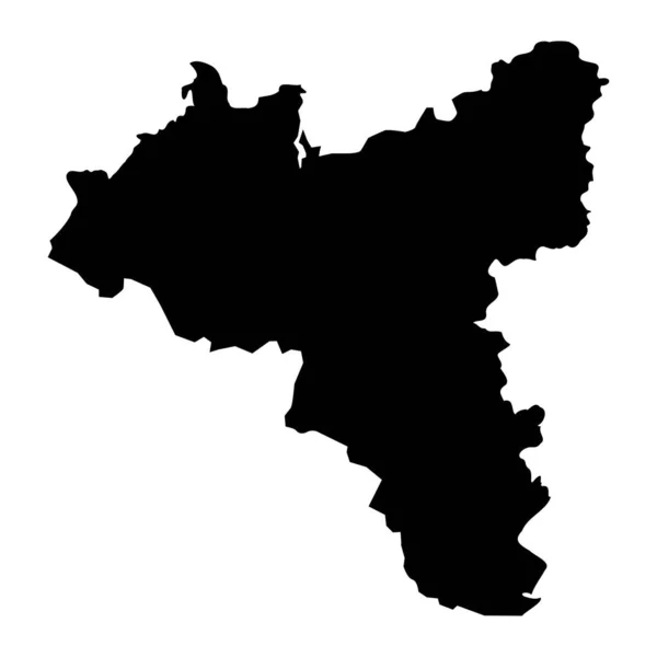 ヴァルガ郡の地図 エストニアの国家行政区画 ベクターイラスト — ストックベクタ