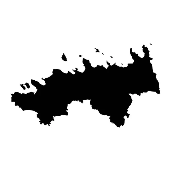 Mapa Hrabství Harju Subdivize Státní Správy Estonska Vektorová Ilustrace — Stockový vektor