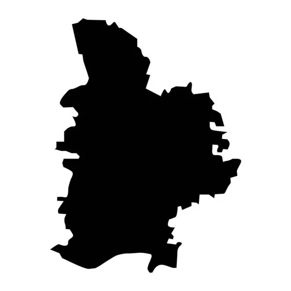 Jelgava District Map 라트비아의 일러스트 — 스톡 벡터