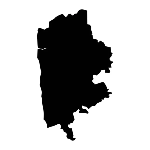 リンバジ地区地図 ラトビアの行政区画 ベクターイラスト — ストックベクタ