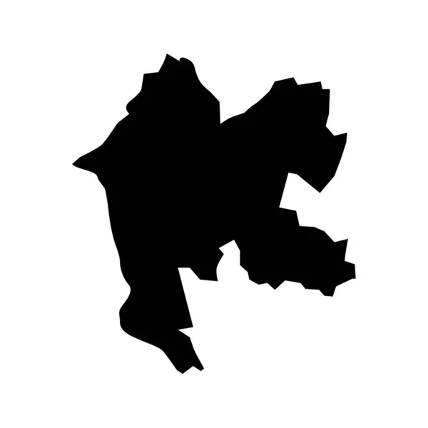 リバニ自治体地図 ラトビアの行政区画 ベクターイラスト — ストックベクタ