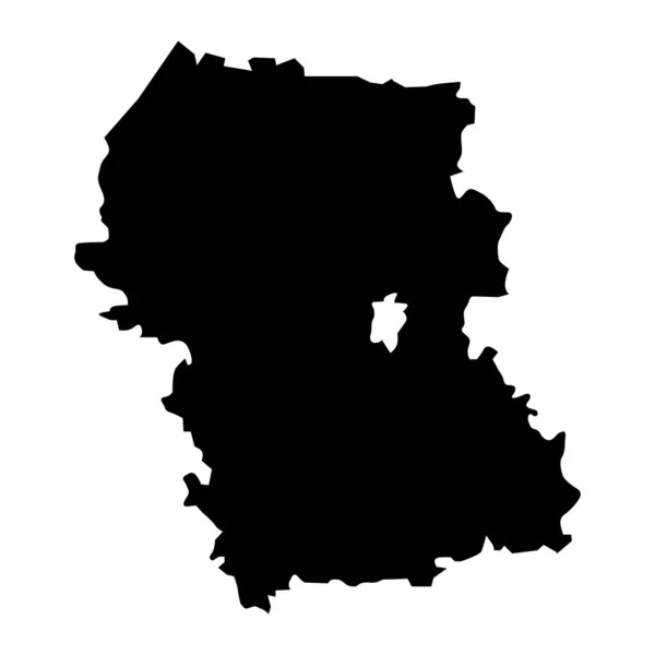 Rezekne自治体地図 ラトビアの行政区画 ベクターイラスト — ストックベクタ