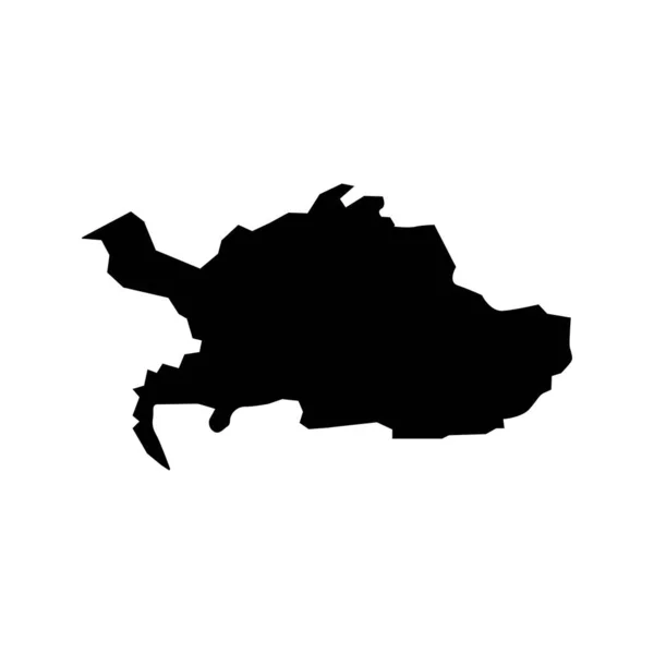 ラトビア行政区画の地図を掲載しています ベクターイラスト — ストックベクタ
