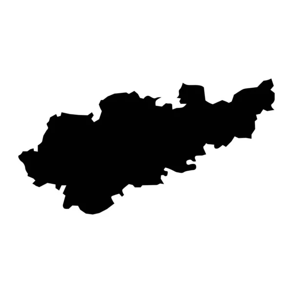 スマイルテン自治体地図 ラトビアの行政区画 ベクターイラスト — ストックベクタ