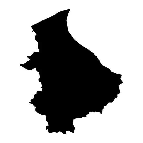 Χάρτης Περιοχής Τάλσι Διοικητική Διαίρεση Της Λετονίας Εικονογράφηση Διανύσματος — Διανυσματικό Αρχείο