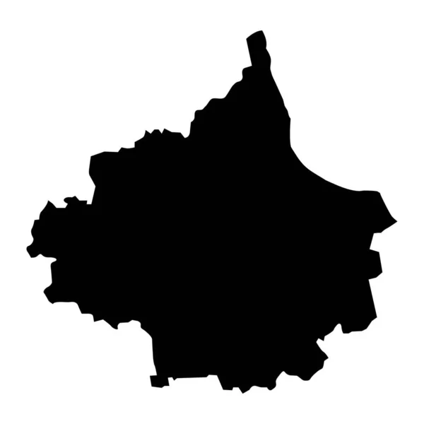 Tukums Mapa Distrito Divisão Administrativa Letónia Ilustração Vetorial — Vetor de Stock