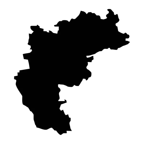 Карта Айзкраукле Административное Деление Латвии Векторная Иллюстрация — стоковый вектор