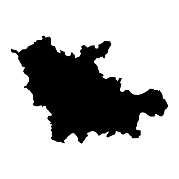 Cesis District Map 라트비아 일러스트 — 스톡 벡터