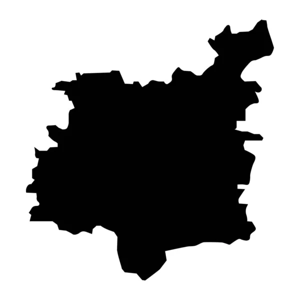 Dobele Bölge Haritası Letonya Idari Bölümü Vektör Illüstrasyonu — Stok Vektör