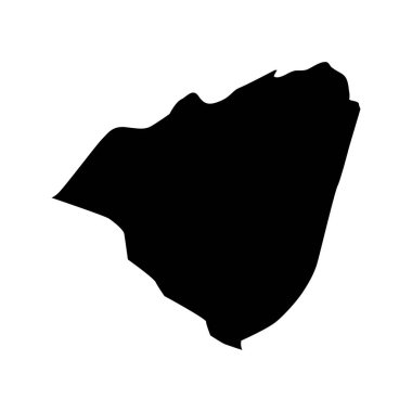 Petnjica Belediyesi haritası, Karadağ 'ın idari alt bölümü. Vektör illüstrasyonu.