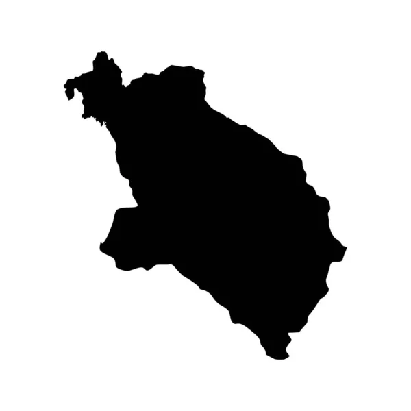 Χάρτης Δήμου Πλιέβλια Διοικητική Υποδιαίρεση Μαυροβουνίου Εικονογράφηση Διανύσματος — Διανυσματικό Αρχείο