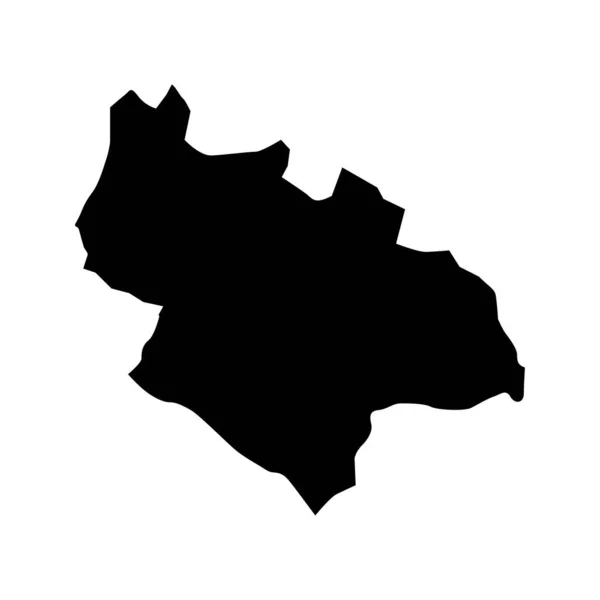 Savnik Község Térképe Montenegró Közigazgatási Alkörzete Vektorillusztráció — Stock Vector