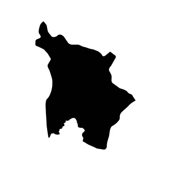 Карта Муниципалитета Андриевица Административное Подразделение Монтенегро Векторная Иллюстрация — стоковый вектор