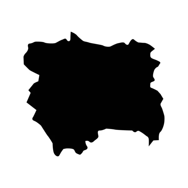 Карта Муниципалитета Колашин Административное Деление Черногории Векторная Иллюстрация — стоковый вектор