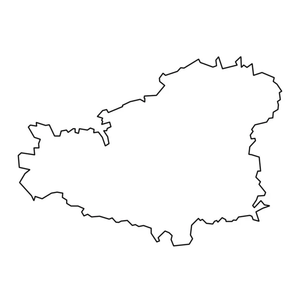 Mapa Kanty Hame Oblast Finska Vektorová Ilustrace — Stockový vektor
