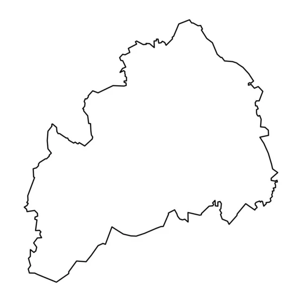 South Ostrobothnia Map Region Finland 矢量说明 — 图库矢量图片
