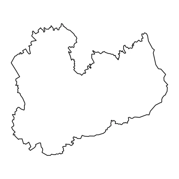 Карта Південного Саво Регіон Фінляндії Приклад Вектора — стоковий вектор