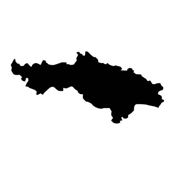 Mapa Condado Brod Posavina Subdivisões Croácia Ilustração Vetorial — Vetor de Stock