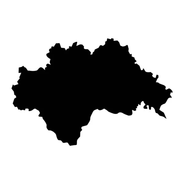 Mapa Powiatu Brod Posavina Podrejony Chorwacji Ilustracja Wektora — Wektor stockowy
